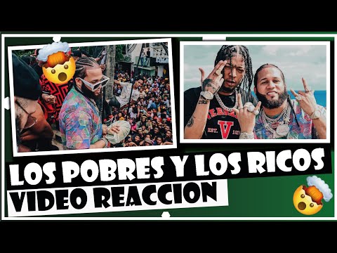 EL ALFA EL JEFE X ROCHY RD LOS POBRES Y LOS RICOS VIDEO REACCION