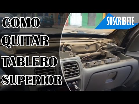 COMO QUITAR TABLERO SUPERIOR