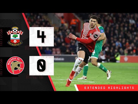 EXTENDED HIGHLIGHTS: Southampton 4-0 Walsall | Emirates FA Cup