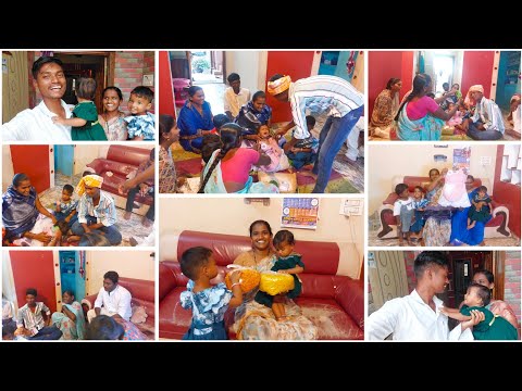 Vlog..మా చిన్నిపాపకు ఆకు కత్తెర వేపించాము ... Village life style vlog