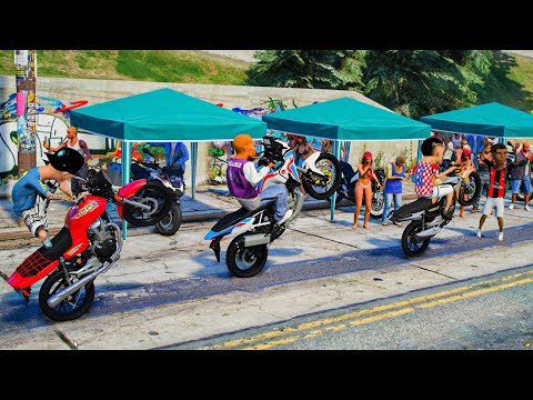 FUI PRA UM CAMPEONATO DE GRAU DE MOTOS PEDRIN E PAULIN | GTA 5 VIDA REAL