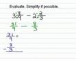 Subtracting Fractions and Improper Fractions