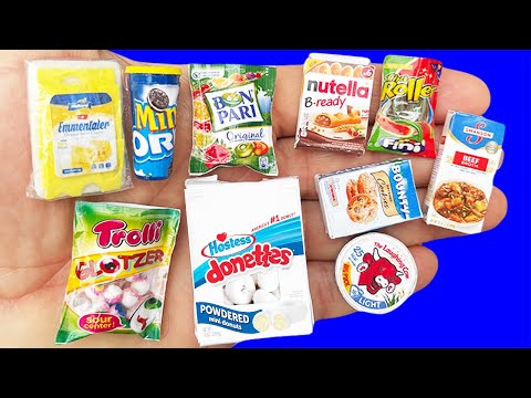 60 MINIATURE DIY CRAFTS DIY MINIATURE FOOD, AND MORE MINIATURES FOR DOLL