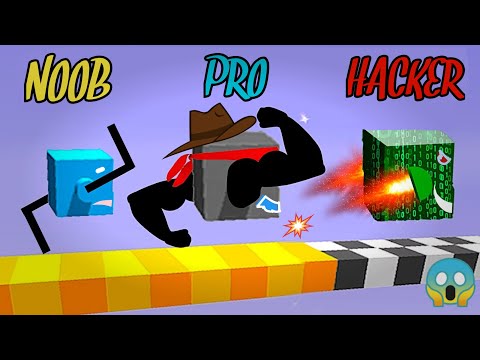 NOOB VS PRO VS HACKER || DRAW CLIMBER