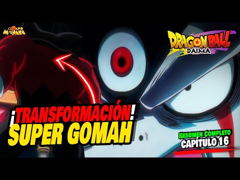 ¡NUEVA FORMA! 💥 GOMAH DESATA el PODER del TERCER OJO 💥 Capítulo 16 Dragon Ball DAIMA RESUMEN