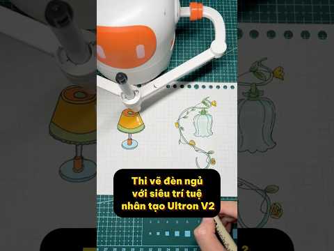 Thi vẽ tranh với Nhỏ Siêu Trí Tuệ V2 #32: Thi vẽ đèn ngủ với siêu trí tuệ V2