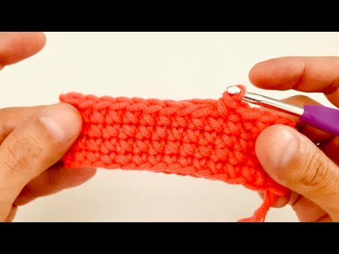 Tutorial Para Tejer Punto Cruzado a Crochet Paso a Paso