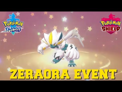 Zeraora Mystery Gift Code 08 2021