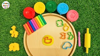 Fun with Playdoh - Let's Make and Learn Animal Names | Kids Learning Video