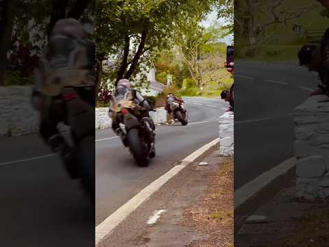 Bottom of Barregarrow - ISLE OF MAN TT
