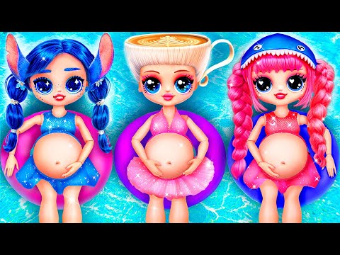 Ballerina Cappuccino & Tralalero Tralala & Stitch: Mommies on a Cruise Ship! LOL OMG DIYs