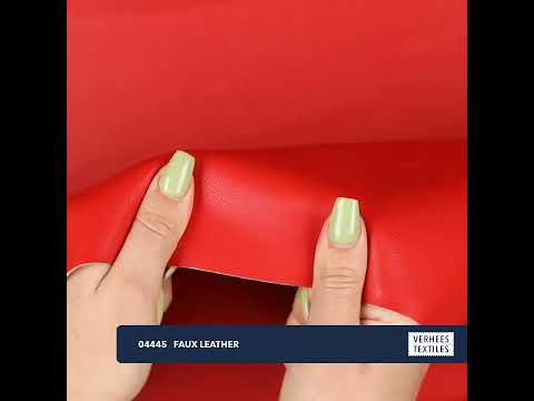 FAUX LEATHER RED (youtube video preview)