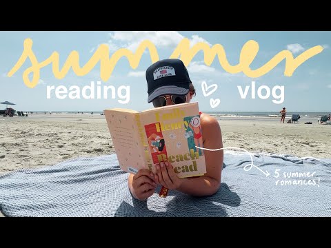 summer (reading) vlog 📖☀️🌊 finishing books I’m in the middle of, finding a 5 star & life lately