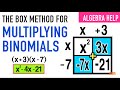 Mastering the Box Method for Multiplying Binomials