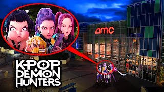 I CAUGHT KPOP DEMON HUNTERS AT THE MOVIES!! (DRONE CATCHES RUMI)
