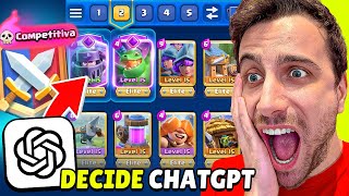 Chiedo a ChatGPT Quali Deck Giocare in RANKED su Clash Royale!