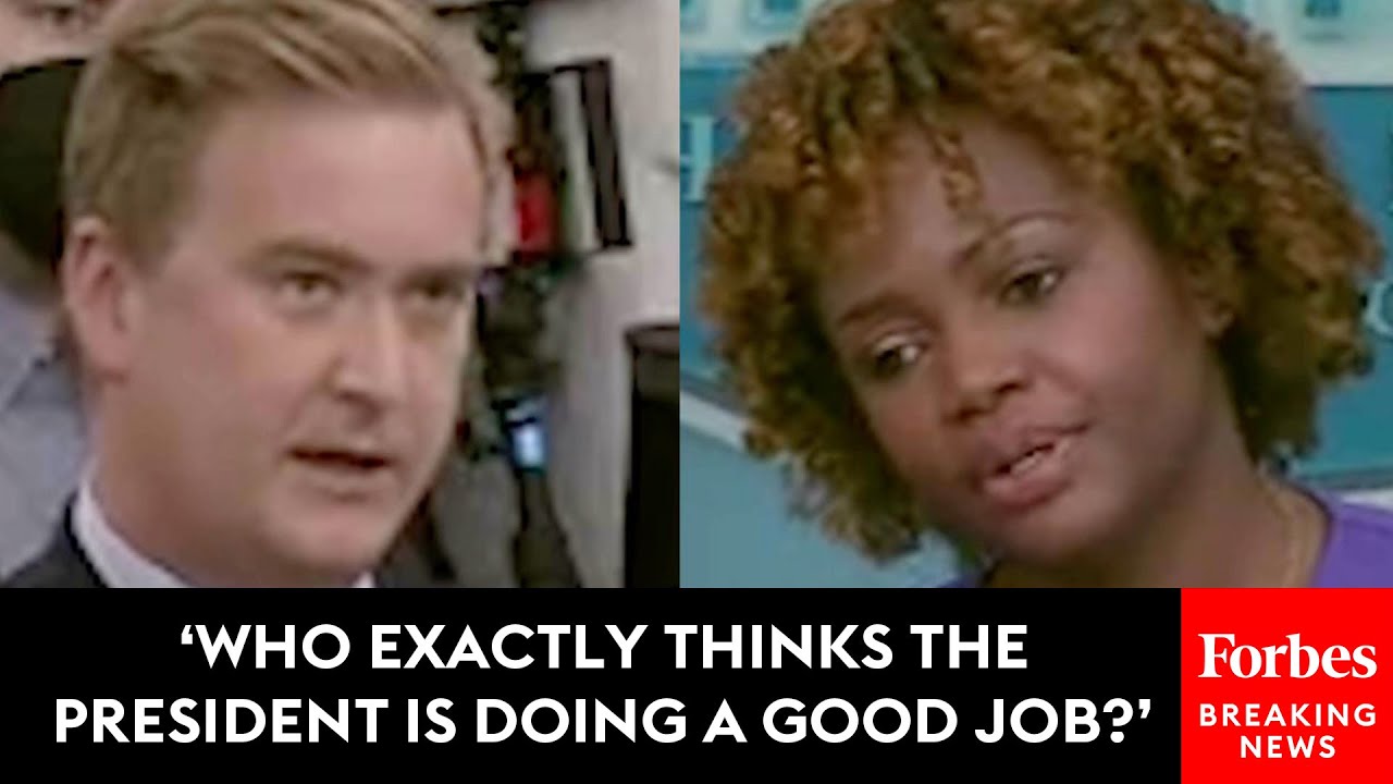 ‘Who Exactly Thinks The President Is Doing A Good Job?’: Peter Doocy Grills Karine Jean-Pierre