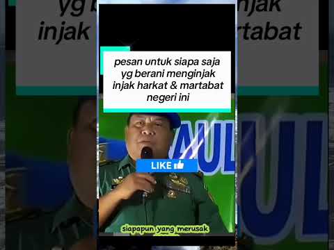 Pesan untuk siapa saja yg berani menginjak injak harkat & martabat Negeri ini