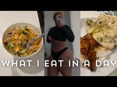 WHAT I EAT IN A DAY | realistic high protein meals, my nutrition and weight loss goals currently