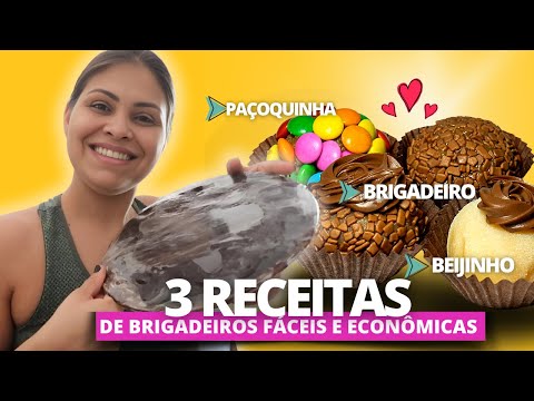 3 Receitas de Brigadeiro Simples, Rápidas e Econômicas para Aniversário!