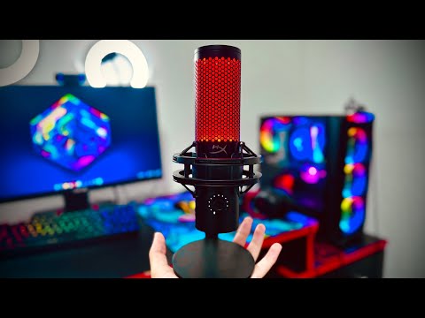 UNBOXING DO MEU NOVO MICROFONE 😍 *hyperx quadcast 2*