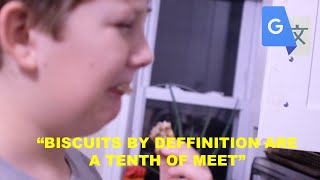 Making cookies but the instruction have been translated 100 times