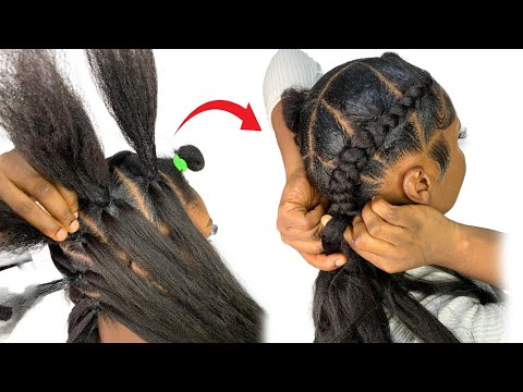 Simple And Gorgeous Braid Hairstyle\ Very Beginner Friendly