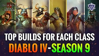 BEST Builds for EVERY Class in DIABLO IV Season 9: Sins of the Horadrim