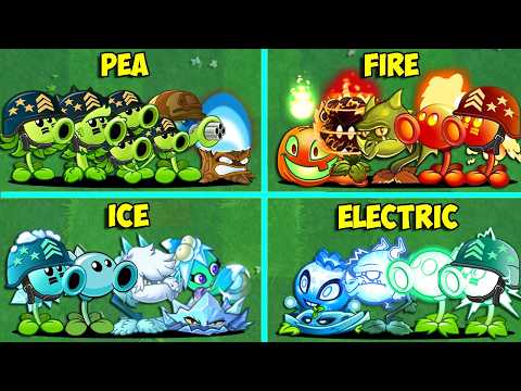 Random 21 Team 5 Plants Vs All Zombies - Who Will Win? - Pvz 2 Team Plant vs Team Plant