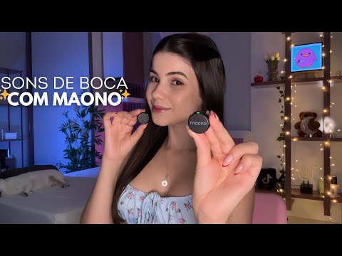ASMR Sons De Boca Com O Novo Mic Maono T5