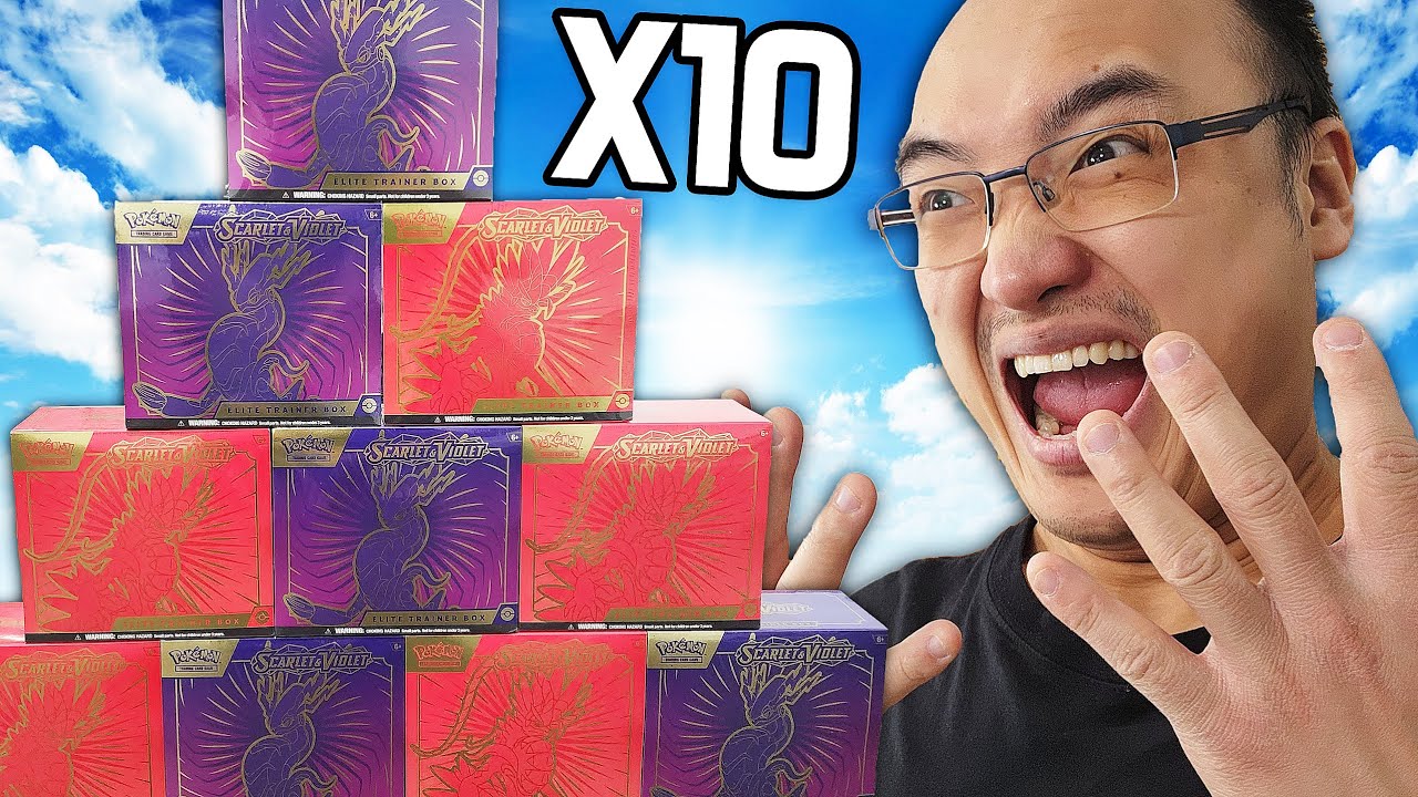 Ouverture 10 Elite Trainer Boxes de Scarlet & Violet !