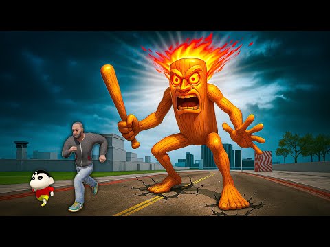 Franklin Got DESTROYED by Tung Tung Tung Sahur 😱 Indian Bike Driving 3D