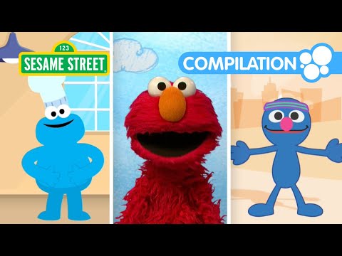 Elmo Learns Dance, Yoga, Emotions, Belly Breathing & MORE | 1 HOUR Sesame Street Compilation