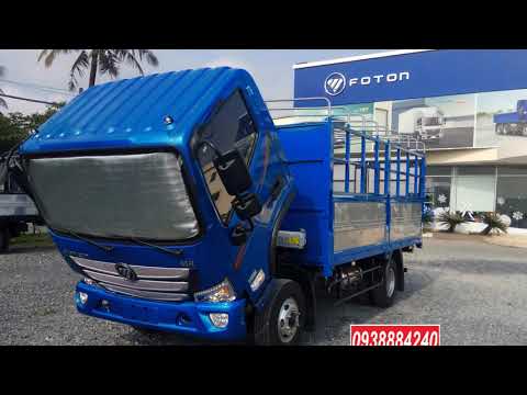 Bán trả góp xe tải Thaco Foton M4-600 E4 máy Cummin tải 5 tấn thùng 4.35m Tiền Giang, Long An, Bến Tre