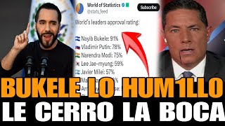 🚨 BOMBAZ0 🔥 BUKELE LE RESPONDE A FERNANDO DEL RINCON Y LE CERRO LA BOCA CON DATOS