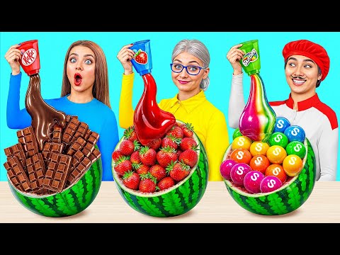 Me vs Grandma Cooking Challenge | Kitchen Hacks and Tricks by Mega DO Challenge
