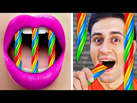 Sneaky Girl VS The Cop??? How to Sneak Candy Into Jail! Useful Food Hacks by Crafty Hype