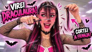 CORTEI O CABELO PARA VIRAR A DRACULAURA | Luluca