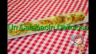 Receta de calabacín hecho en segundos sin ensuciar y sin grasas en la freidora de aire