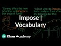 Understanding the Word 'Impose'