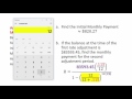 Loan Adjustments and Calculator Functions