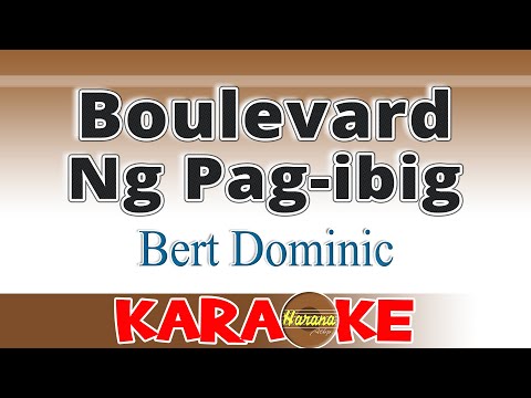 Boulevard Ng Pag-ibig (KARAOKE) Bert Dominic