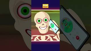 Cinq squelettes voyageaient dans un bus #shorts #spooky #scary #trending #foryou #skeleton