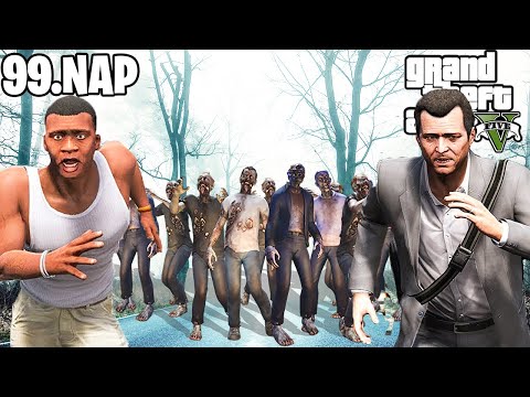 Túléltem 100 Napot a Gta 5 Zombie Apokalipszisben Franklinnel és Michaellel (FULL MOVIE)