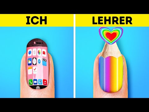 COOLE SCHUL-HACKS || Last-Minute-Hacks, um Prüfungen & Hausaufgaben zu überstehen von 123 GO! GOLD