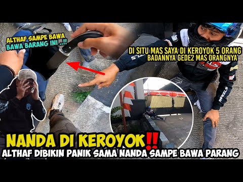 NANDA DIKER0Y0K❗ALTHAF PANIK BAWA SAMPE GOLOK NEMUIN NANDA