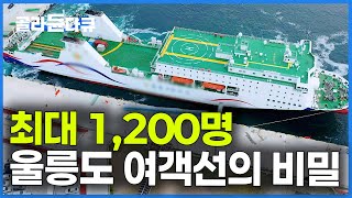 숙소부터 음식까지. 엄청난 크기의 울릉도 여객선 내부 시설의 모든 것｜극한직업｜#골라듄다큐