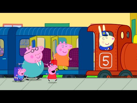 Peppa pega um trem! 🚂 Peppa Pig Português Brasil Episódios Completos 🐽 Desenhos Animados