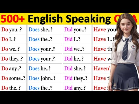 🔥100 question answers to speak English Easily and Fluently / B1 English Listening Practice