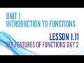 Key Features of Functions: Day 2 Insights